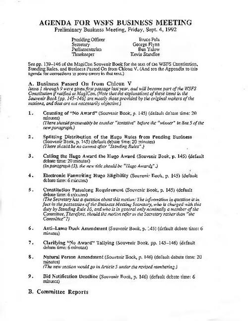WSFS BM papers